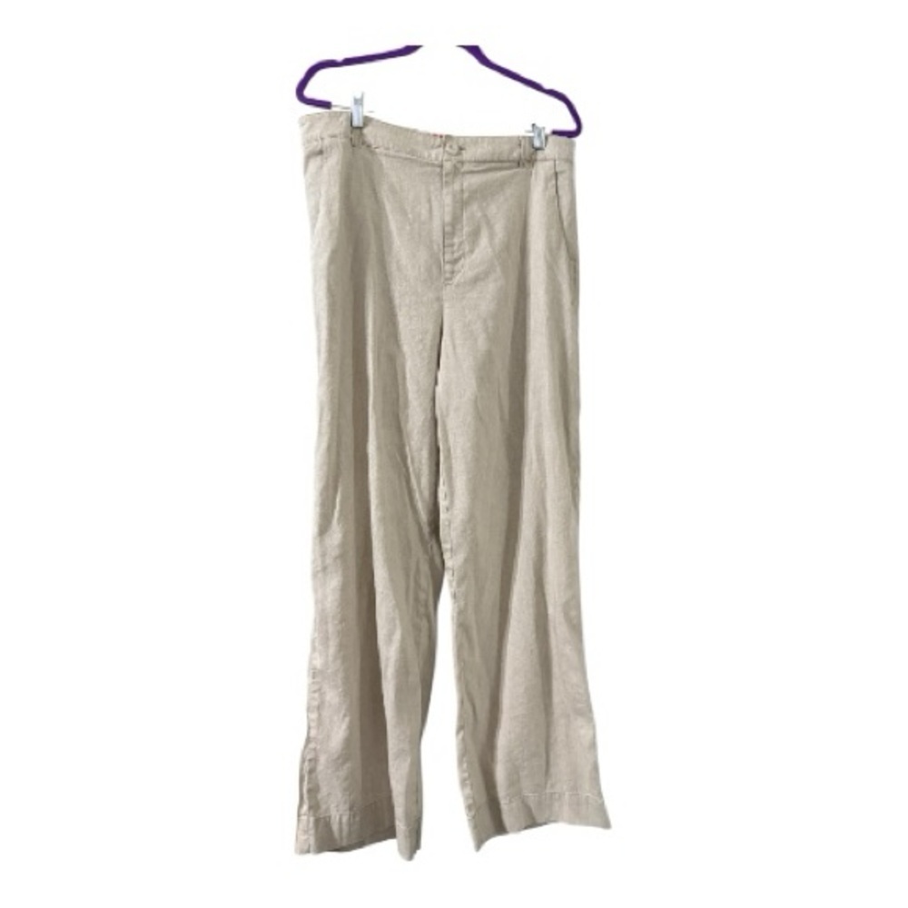 Tommy Bahama Linen-Blend Wide Leg Pants – Size 14